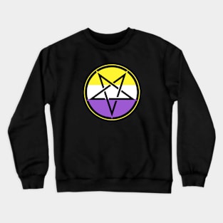 Nonbinary Pentagram Crewneck Sweatshirt
